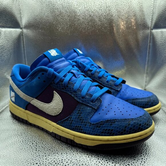 Size 11.5 Nike Dunk SP Low 5 On It Undefeated Blue Mens Sneaker Shoes DH6508-400 - Picture 1 of 11